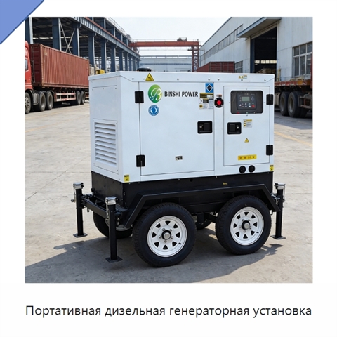 Портативная дизельная генераторная установка