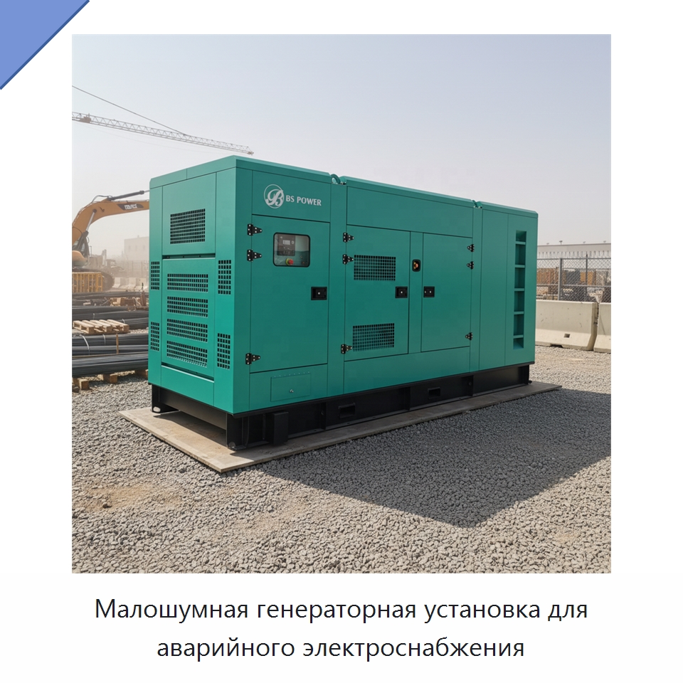 Малошумная генераторная установка для аварийного электроснабжения — Дизельные генераторы