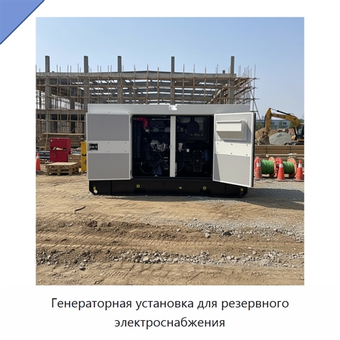 Генераторная установка для резервного электроснабжения