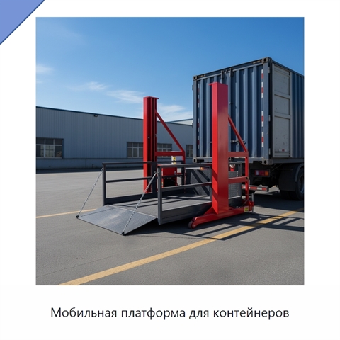 Мобильная платформа для контейнеров