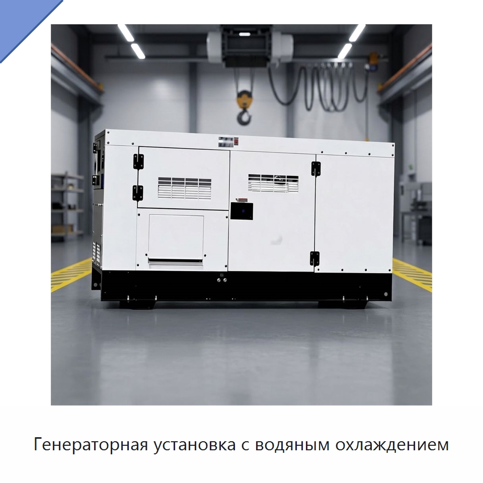 Генераторная установка с водяным охлаждением — Дизельные генераторы