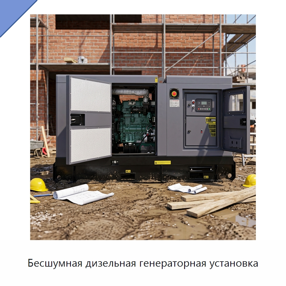 Бесшумная дизельная генераторная установка — Дизельные генераторы