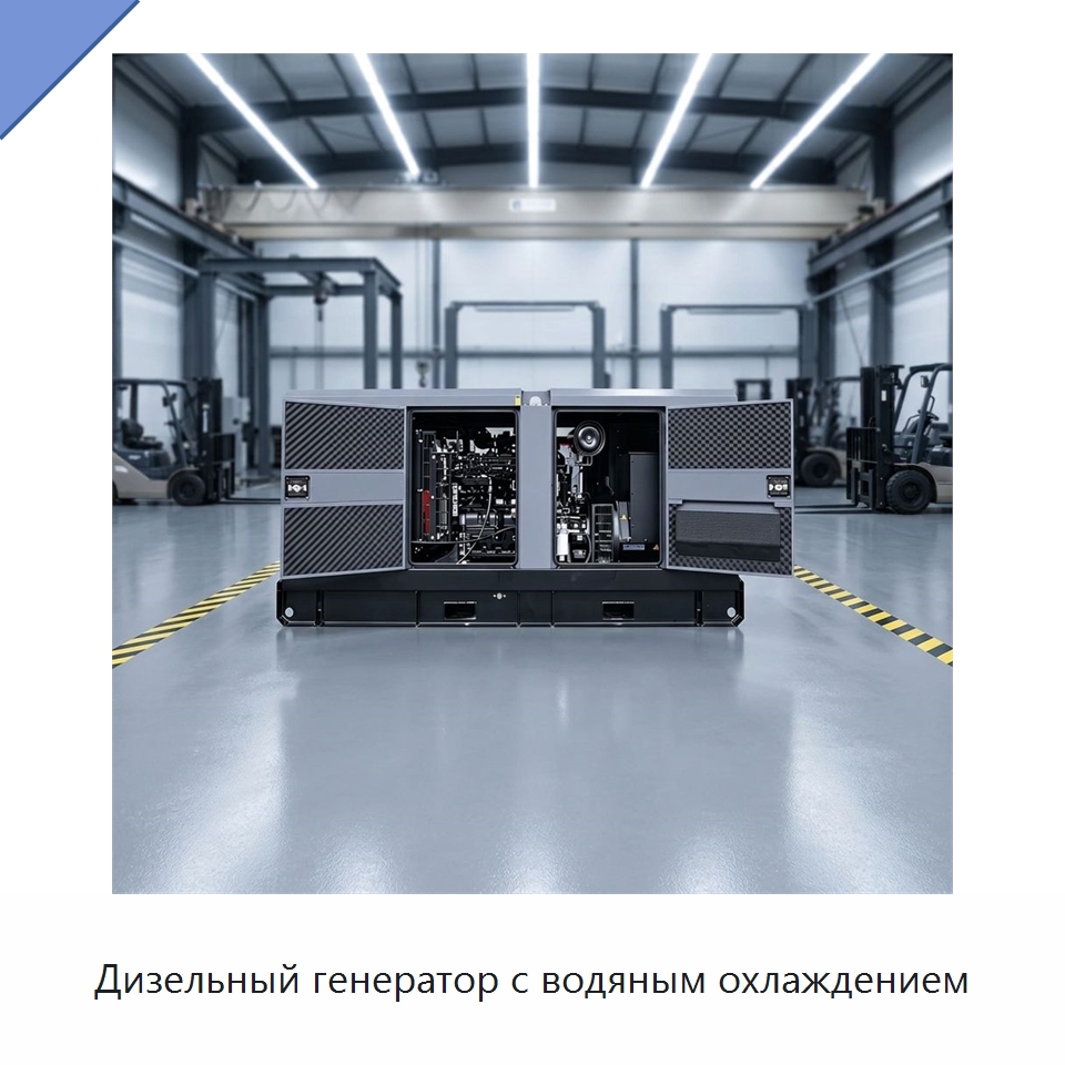 Дизельный генератор с водяным охлаждением — Дизельные генераторы