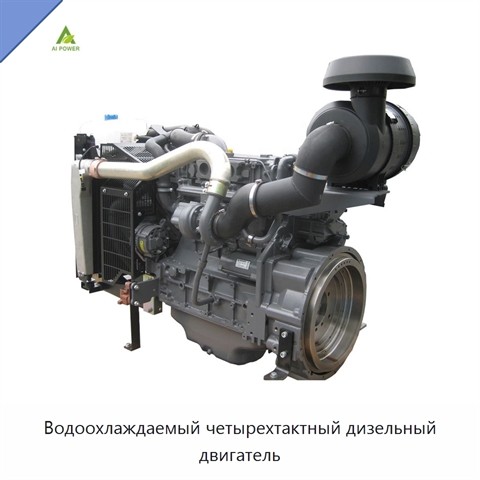 Водоохлаждаемый четырехтактный дизельный двигатель