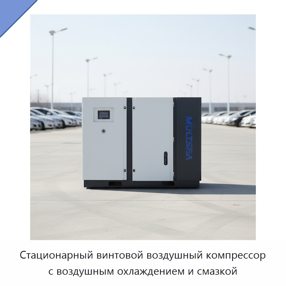 Стационарный винтовой воздушный компрессор с воздушным охлаждением и смазкой — Промышленные компрессоры