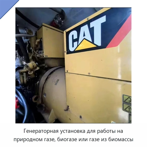 Генераторная установка для работы на природном газе, биогазе или газе из биомассы