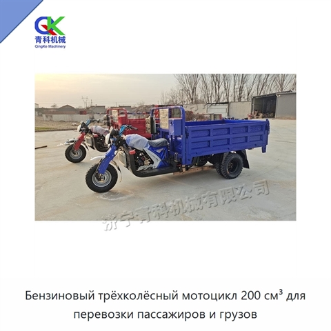 Бензиновый трёхколёсный мотоцикл 200 см³ для перевозки пассажиров и грузов