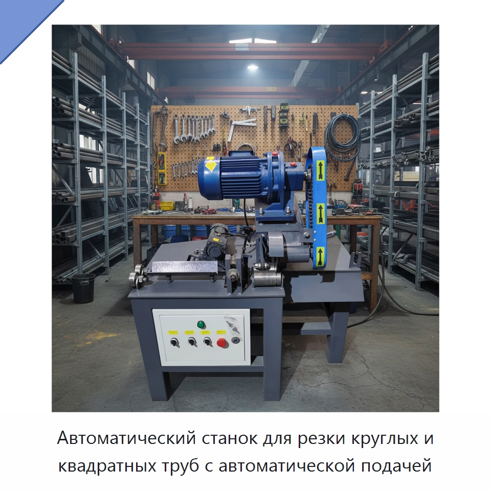Автоматический станок для резки круглых и квадратных труб с автоматической подачей — Станки для обработки труб