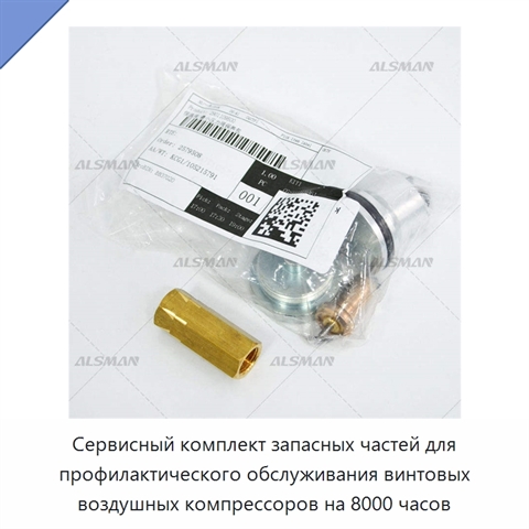 Сервисный комплект запасных частей для профилактического обслуживания винтовых воздушных компрессоров на 8000 часов