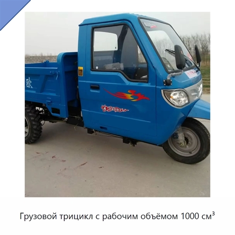Грузовой трицикл с рабочим объёмом 1000 см³