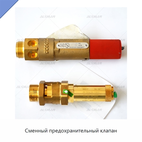 Сменный предохранительный клапан