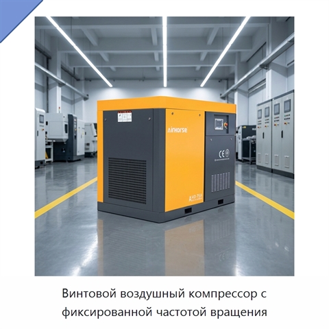 Винтовой воздушный компрессор с фиксированной частотой вращения