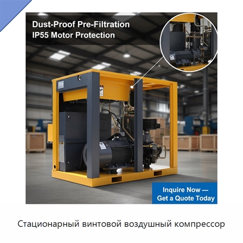 Стационарный винтовой воздушный компрессор