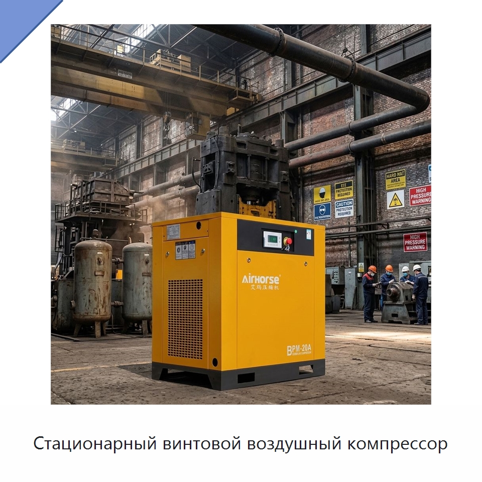 Стационарный винтовой воздушный компрессор — Промышленные компрессоры