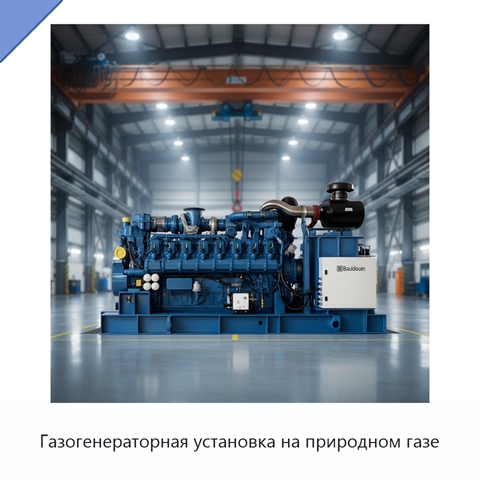 Газогенераторная установка на природном газе