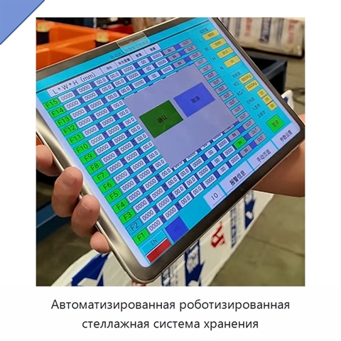 Автоматизированная роботизированная стеллажная система хранения