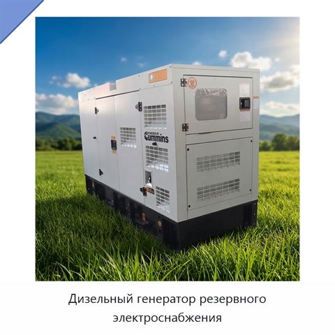 Дизельный генератор резервного электроснабжения