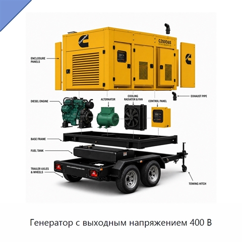 Генератор с выходным напряжением 400 В