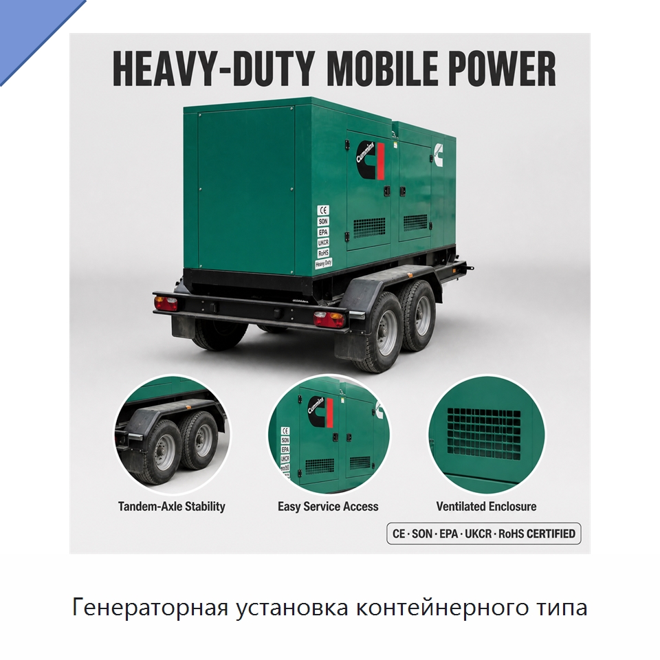 Генераторная установка контейнерного типа — Генерация электроэнергии