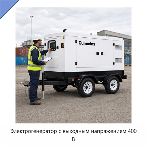 Электрогенератор с выходным напряжением 400 В