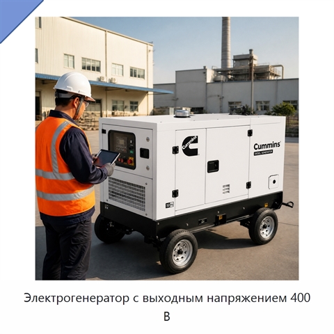 Электрогенератор с выходным напряжением 400 В