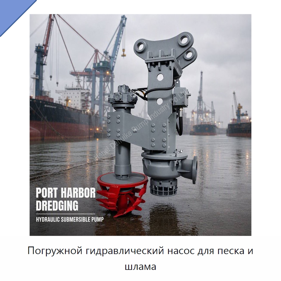 Погружной гидравлический насос для песка и шлама — Насосы