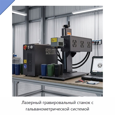 Лазерный гравировальный станок с гальванометрической системой