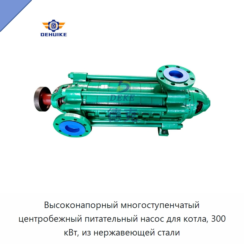 Высоконапорный многоступенчатый центробежный питательный насос для котла, 300 кВт, из нержавеющей стали — Насосы
