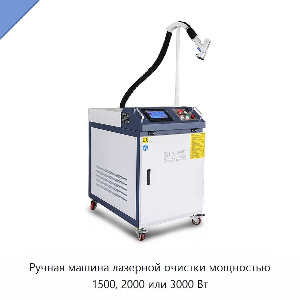 Ручная машина лазерной очистки мощностью 1500, 2000 или 3000 Вт — Установки лазерной очистки