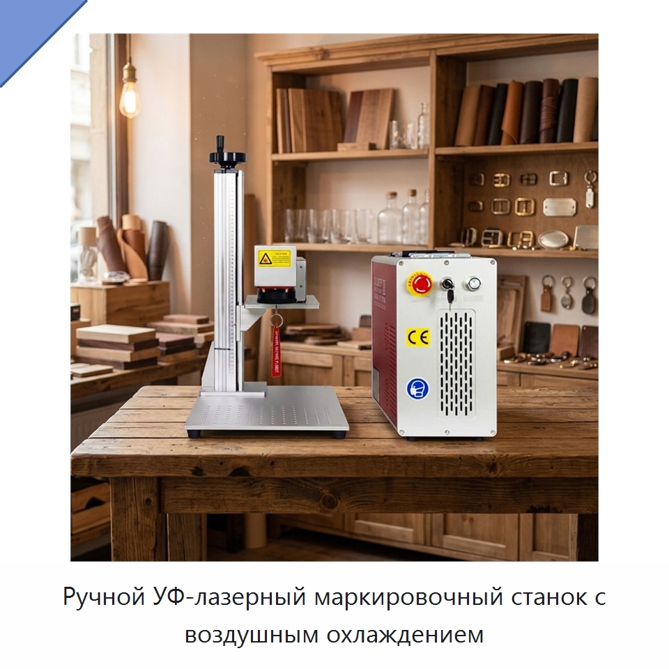 Ручной УФ-лазерный маркировочный станок с воздушным охлаждением — Лазерные маркировочные станки
