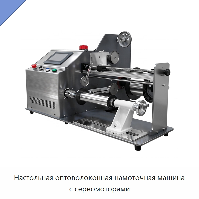 Настольная оптоволоконная намоточная машина с сервомоторами — Оборудование и комплектующие для производства трансформаторов