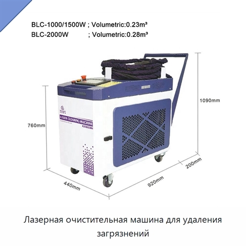 Лазерная очистительная машина для удаления загрязнений