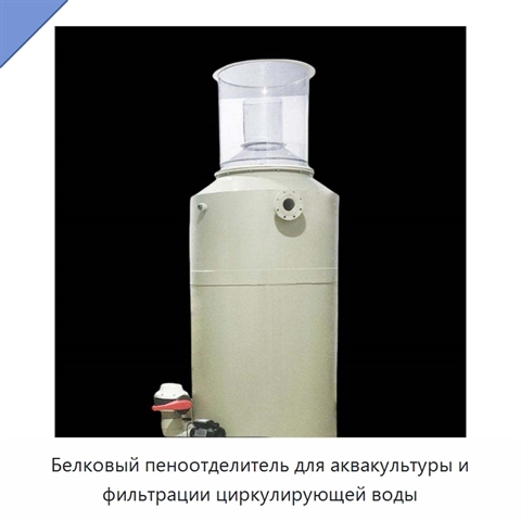 Белковый пеноотделитель для аквакультуры и фильтрации циркулирующей воды