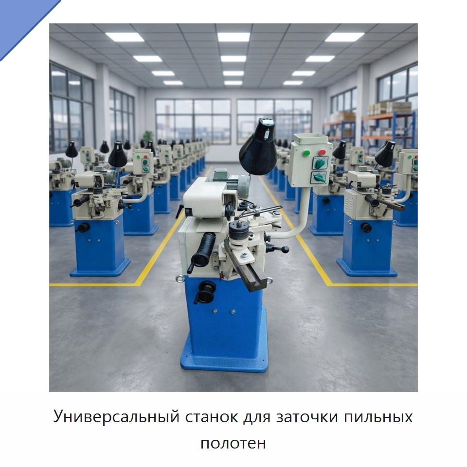 Универсальный станок для заточки пильных полотен — Шлифовальные станки