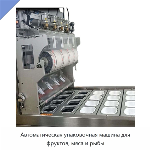 Автоматическая упаковочная машина для фруктов, мяса и рыбы