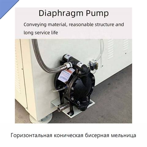 Горизонтальная коническая бисерная мельница