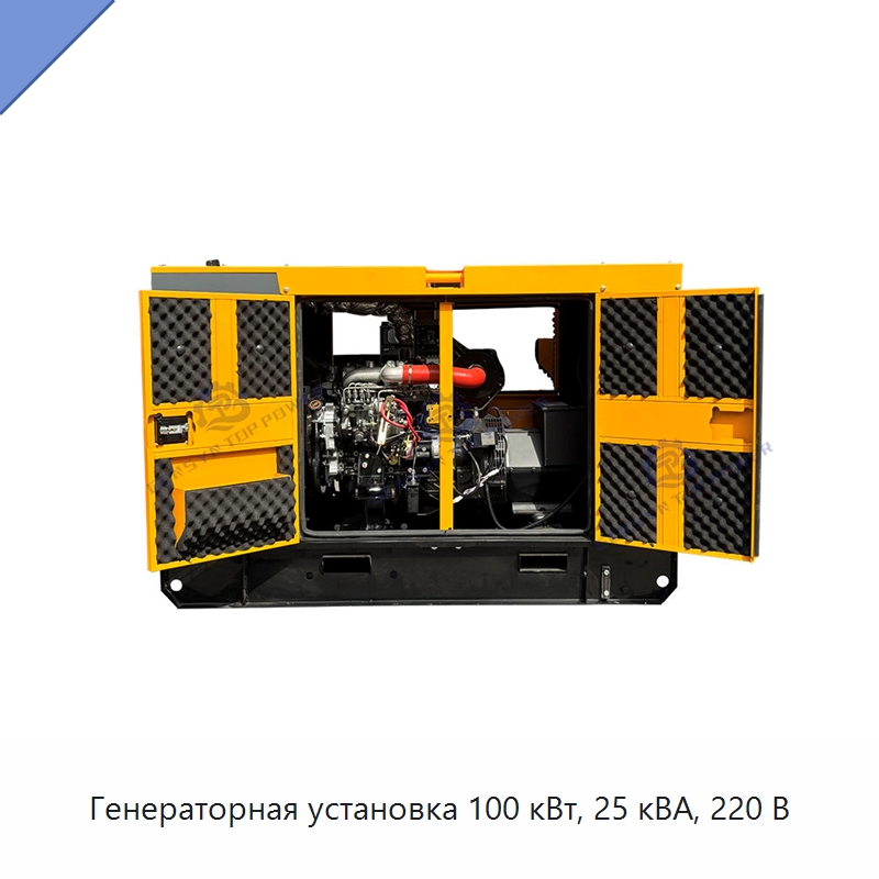 Генераторная установка 100 кВт, 25 кВА, 220 В — Дизельные генераторы