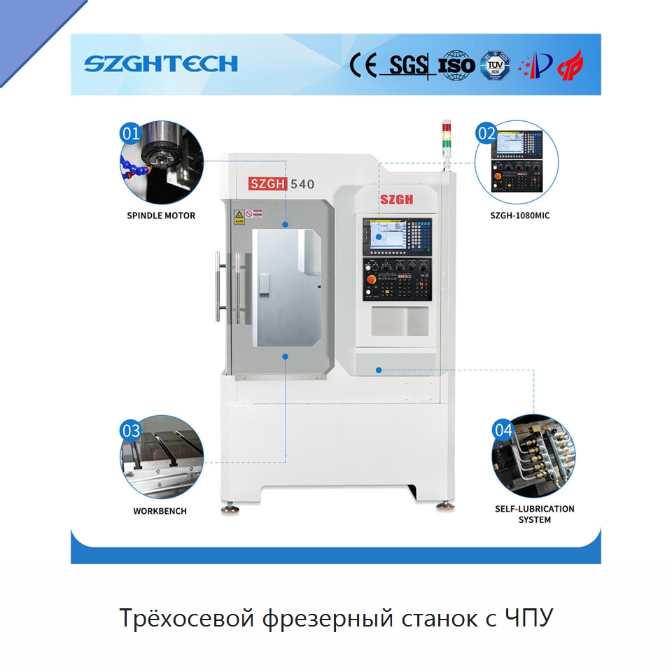 Трёхосевой фрезерный станок с ЧПУ — Фрезерные станки