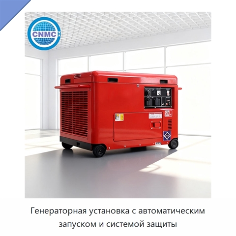 Генераторная установка с автоматическим запуском и системой защиты