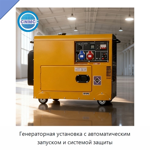 Генераторная установка с автоматическим запуском и системой защиты