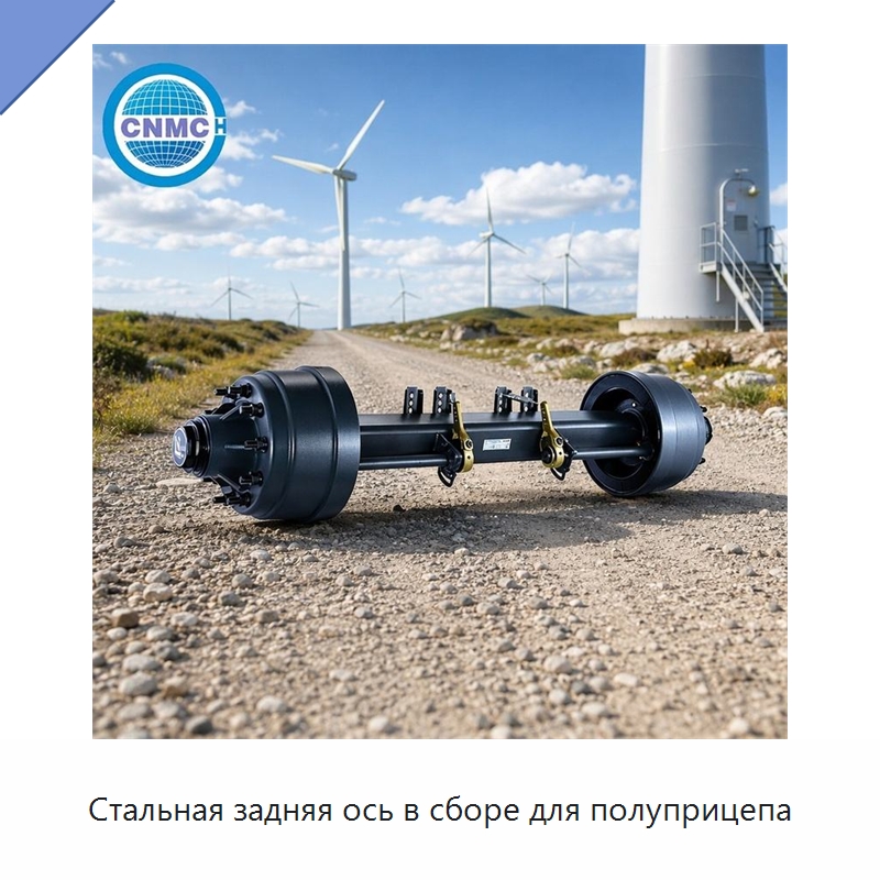 Стальная задняя ось в сборе для полуприцепа — Запчасти и аксессуары для прицепов