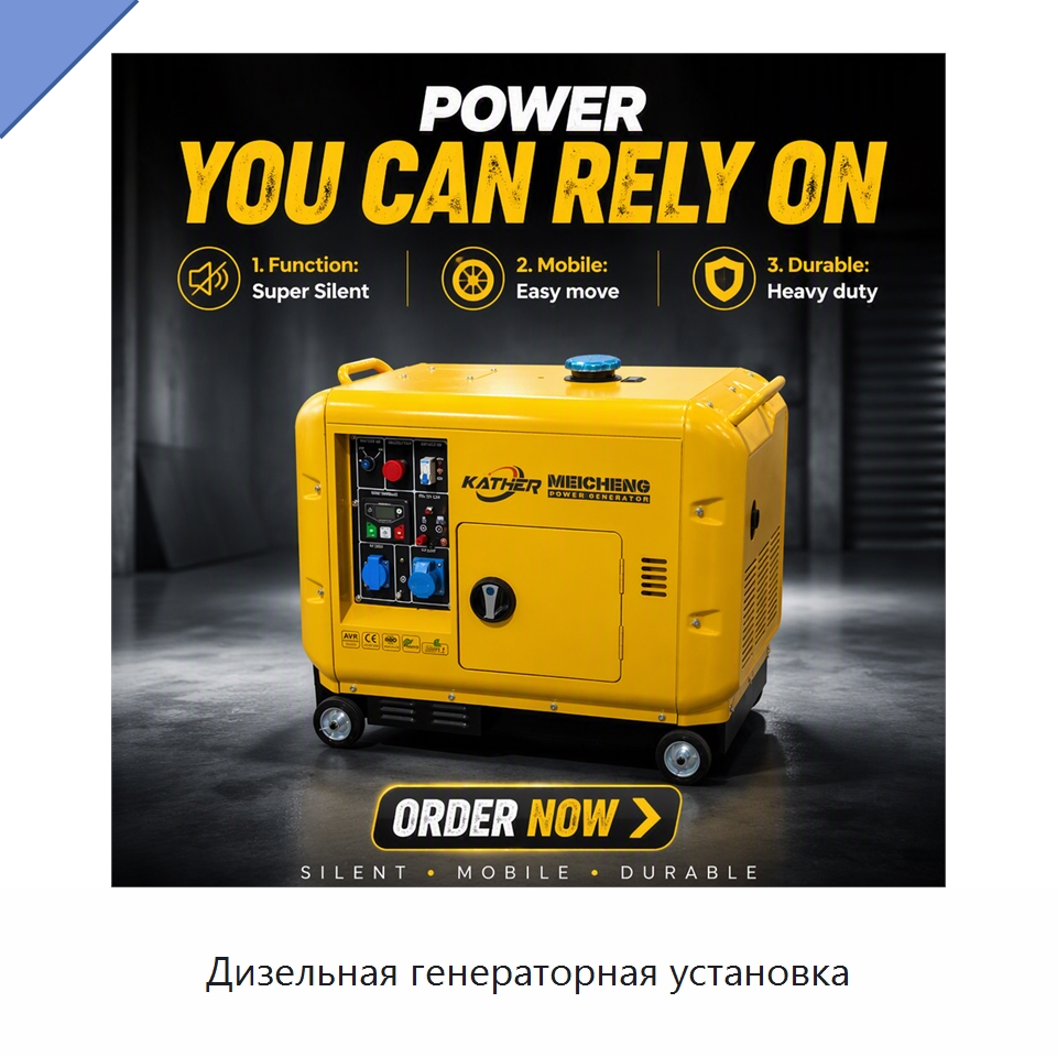 Дизельная генераторная установка — Дизельные генераторы