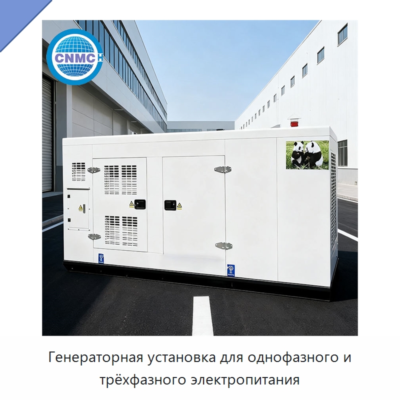 Генераторная установка для однофазного и трёхфазного электропитания