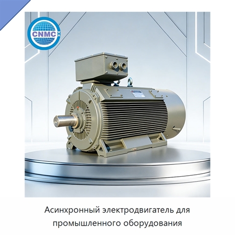 Асинхронный электродвигатель для промышленного оборудования