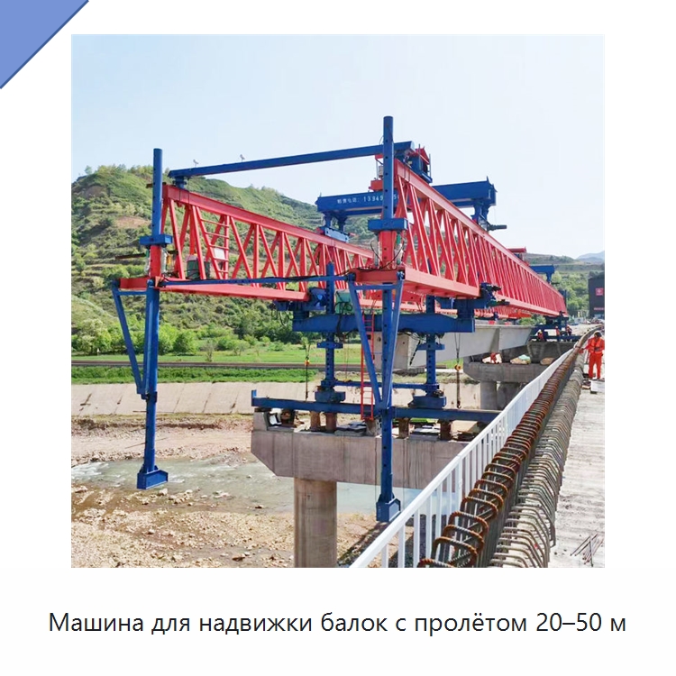 Машина для надвижки балок с пролётом 20–50 м — Краны