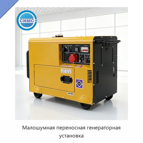 Малошумная переносная генераторная установка