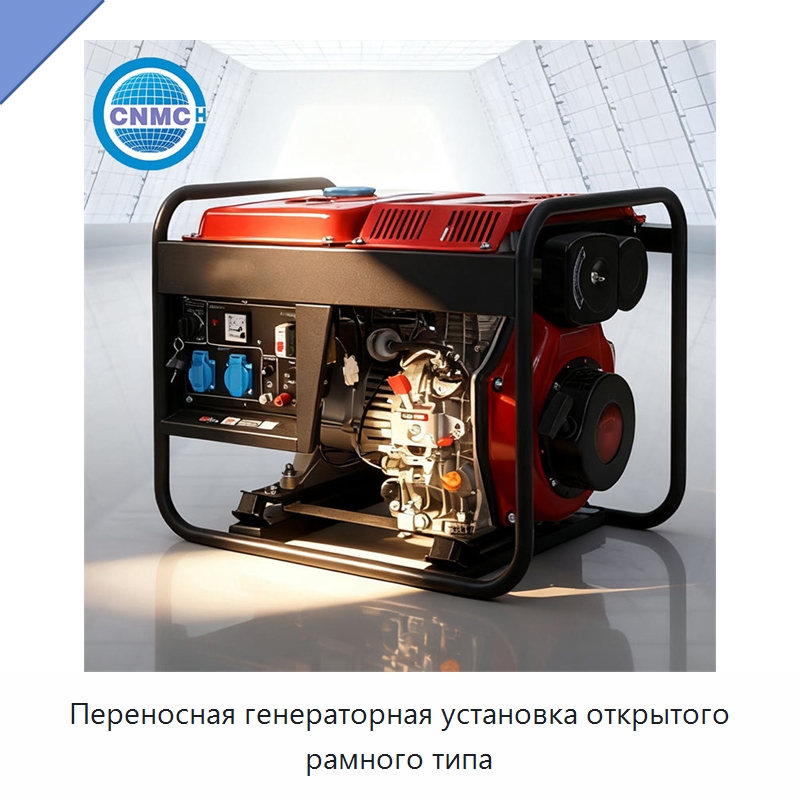 Переносная генераторная установка открытого рамного типа — Дизельные генераторы