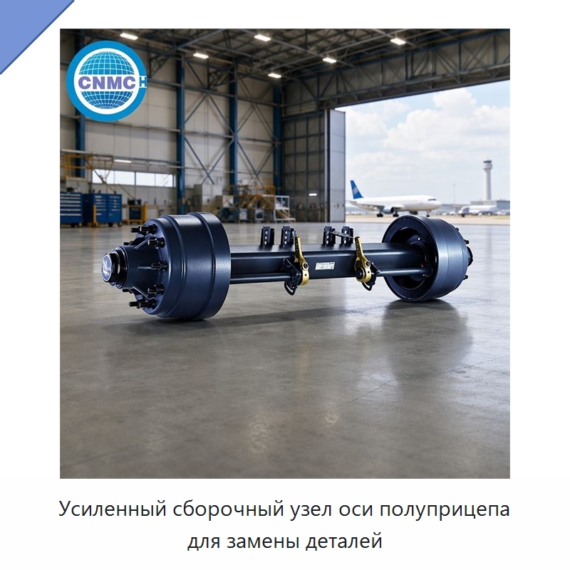 Усиленный сборочный узел оси полуприцепа для замены деталей — Запчасти и аксессуары для прицепов