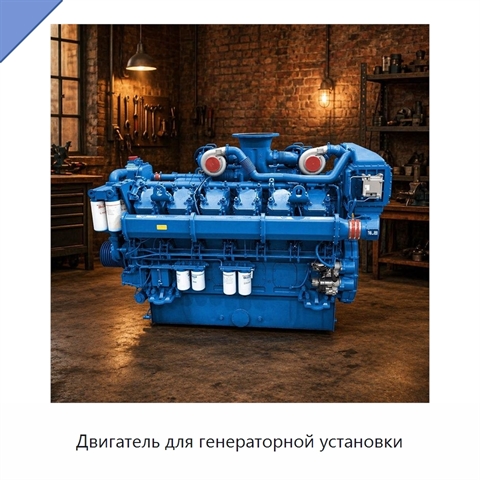 Двигатель для генераторной установки