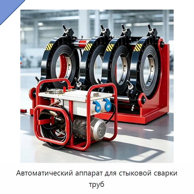 Автоматический аппарат для стыковой сварки труб — Машины для стыковой сварки